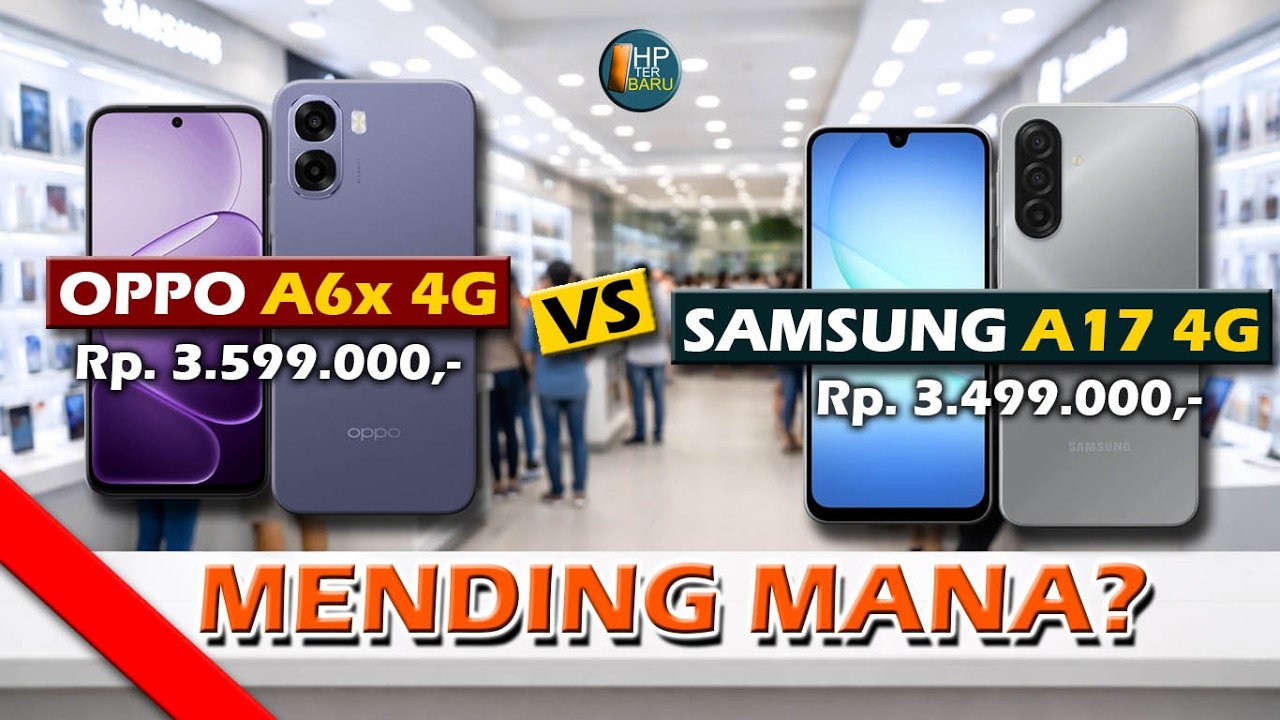 MENDING MANA? OPPO A6x 4G VS SAMSUNG A17 4G