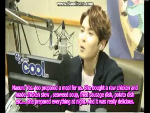 [ENG SUB] 140210 KBS Sukira KTR Ryeowook call to Naeun Cut