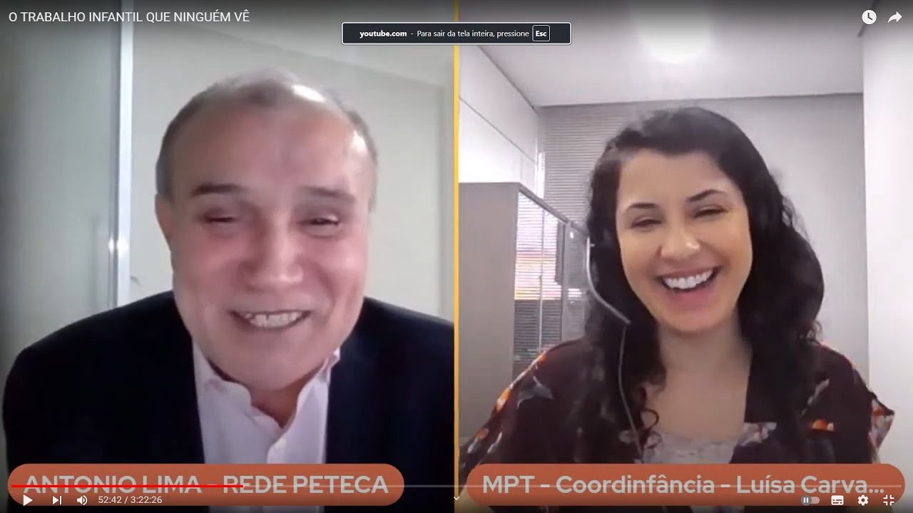 O TRABALHO INFANTIL QUE NINGUÉM VÊ