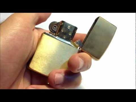 Commemorative 1991 Zippo Solid Brass Unboxing