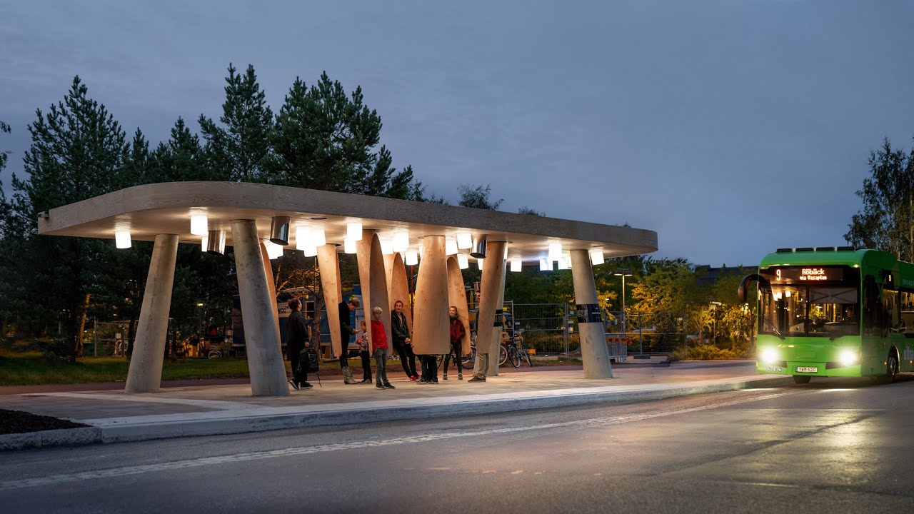 Station of Being is an interactive Arctic bus stop