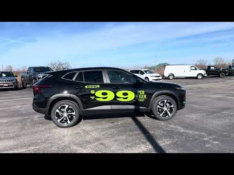 2026 Chevrolet Trax FWD 4dr 1RS in Black for sale at Lally Chevrolet Ltd. in Tilbury, ON