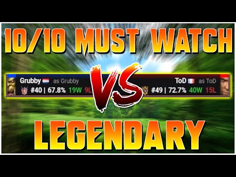 [LEGENDARY] 10/10 MUST WATCH - vs ToD | WC3 | Grubby