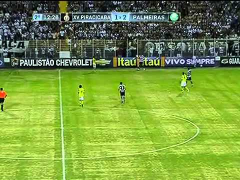 XV de Piracicaba 3x3 Palmeiras - 5ª rodada - Campeonato Paulista 2013