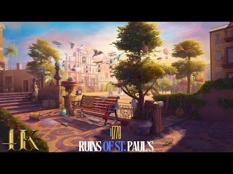 June's Journey Scene 1770 | Vol 8 Ch 9 | Ruins of St. Paul's | Mastered Scene | 4K ULTRA HD