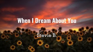 Stevie B - When I Dream About You (Lyrics)