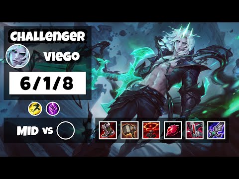 Viego 11.12 Gameplay Challenger S11 Mid (6/1/8) - NA