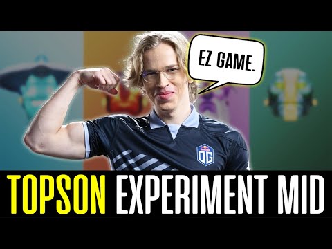 Topson found his NEW MID LANE HERO -- 20 minutes GG! DOTA 2