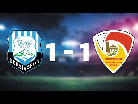 Dersimspor 1 - 1 Viranşehir Belediyespor (MAÇ ÖZETİ)