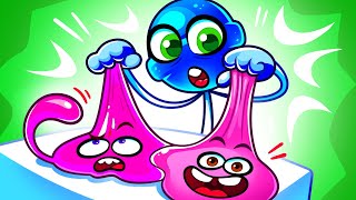 Slick Slime Song 🌷🍬| Nursery Rhymes & Kids Songs