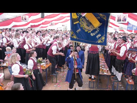 111 Jahre Musikkapelle Baindt - Fahneneinmarsch
