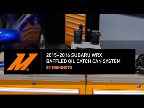 Baffled Oil Catch Can System for the 2015-2016 Subaru WRX Install Video