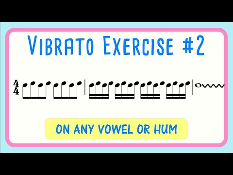 Vibrato Vocal Exercise Longer Version | How to Develop Vibrato