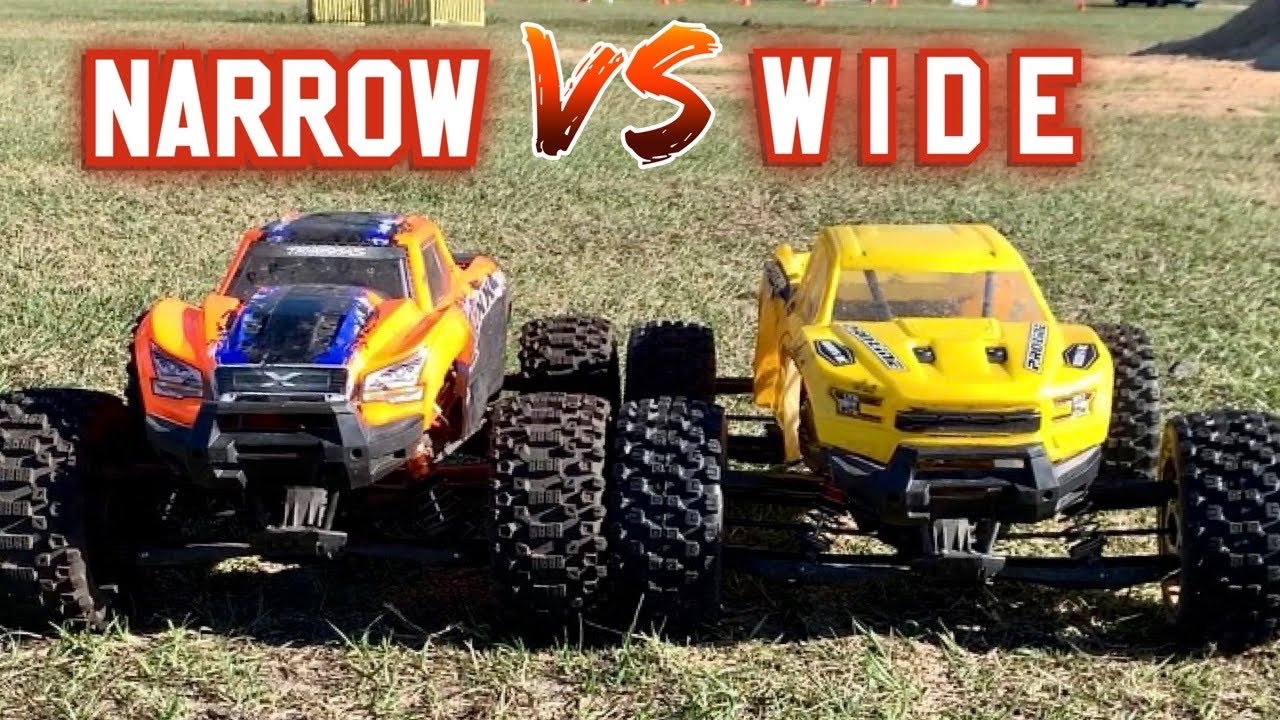 Wide Xmaxx vs Stock Width Xmaxx the Showdown