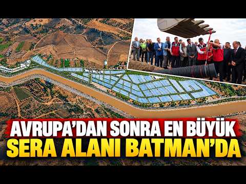 Devasa sera bölgesinin altyapısı için ilk adım atıldı