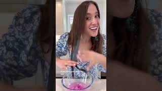 How to get slime out of your hair! #slime #shorts #viral