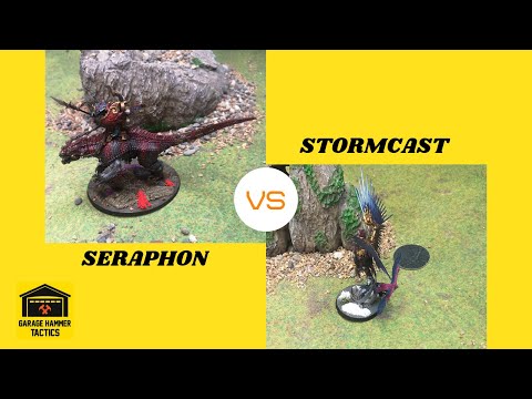 Seraphon vs Stormcast Age of Sigmar battle report AOS 3.0