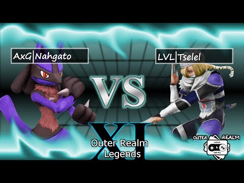 ORLXI - Tselel (Sheik, Roy) vs. AxG Nahgato (Lucario) - WR2 - Smash 4 - Wii U