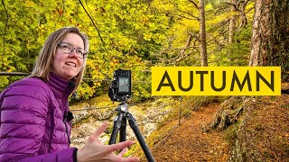 Photographing Autumn in Scotland | Trees, River Walk and Reflections