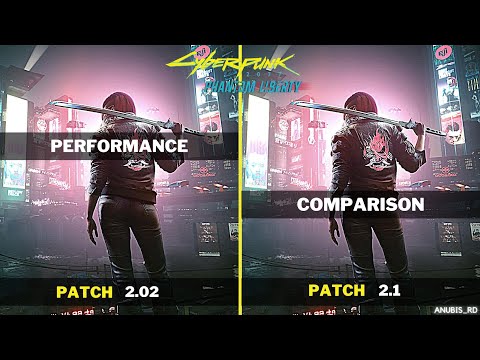 Cyberpunk 2077 | Patch 2.02 vs Patch 2.1 - Ray Reconstruction Performance Comparison |RTX 3080| 4K