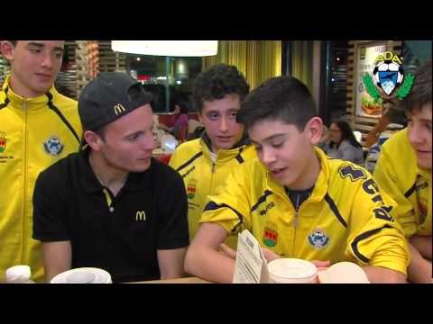 Babin y Juli en McDonald´s Tres Aguas