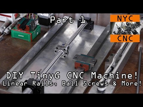 DIY CNC Machine: Linear Rails + TinyG Part 1!  Widget40