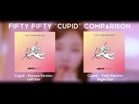 FIFTY-FIFTY (피프티피프티) "Cupid" - Korean Version vs Twin Version | Comparison + Split Audio