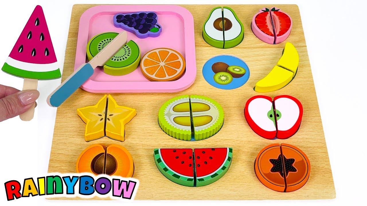 Explore Fruit Names and Counting with Kitchen Pretend Play Toys