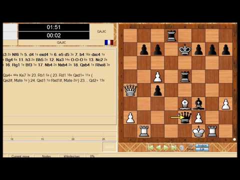 Pravi pobednički potez  -  MICHALIS vs LEONARD - Greco gambit  # 1071