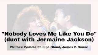 Whitney Houston &amp; Jermaine Jackson - Nobody Loves Me Like You Do (Lyrics)
