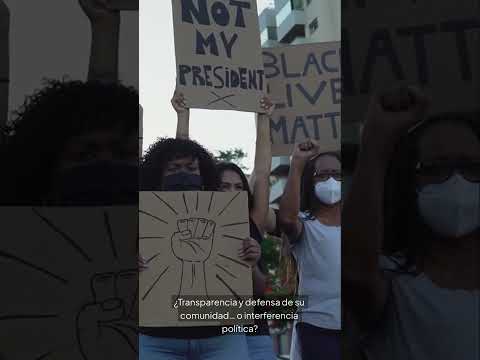 ¡Quítense las máscaras, esta es mi ciudad!'Todos somos inmigrantes