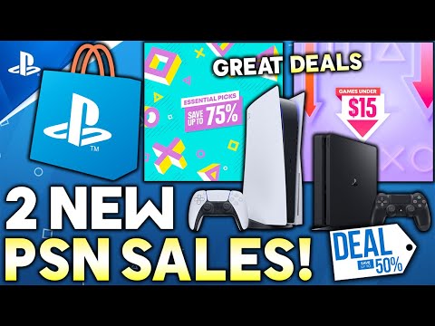 2 GREAT NEW PSN SALES LIVE RIGHT NOW - HUNDREDS OF NEW PS4/PS5 GAME DEALS!