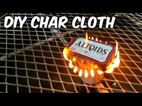 How to Make Char Cloth in Altoids Tin