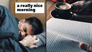 a pretty realistic morning routine.