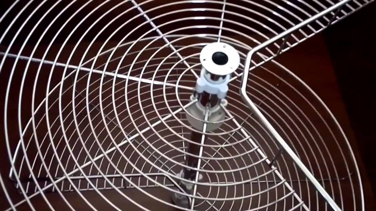 Карусель мебельная 750 белая/хром 3/4 Nova REJS