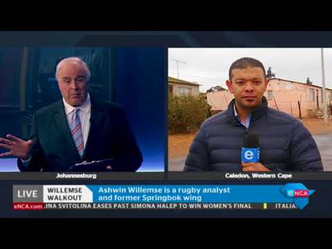 eNCA's Justin Ford in Ashwin Willemse's Caledon hometown