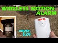 Best Home Security System on a Budge - Wireless Motion Detector Alarm