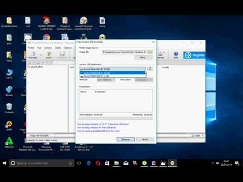 comment booter la clé usb avec power iso
