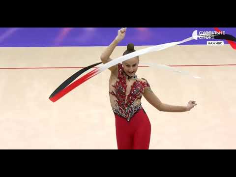 Polina Karika Ribbon AA Final 27,250 - European Championships Tallinn 2025