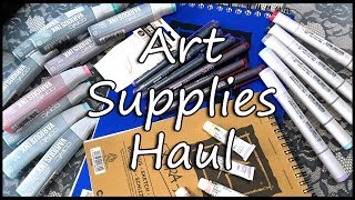 Art Supplies Haul