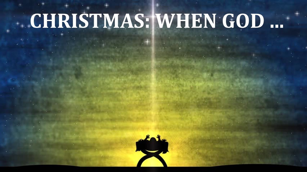 Christmas: When God brings us back to Himself (Colossians 1:19-23)
