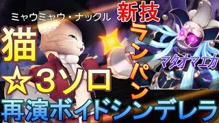 【グリムエコーズ】 ☆３猫ソロで【再演】ボイドシンデレラ倒します 【新技・ランパン】 2章ダンジョン【再演】永夜を侍らす灰の女帝 ソロ攻略 簡単な解説付き