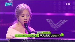 백아연(Baek A Yeon) "이럴거면 그러지말지 (Shouldn't Have...) (Feat. Jackson)" Stage @ SBS Inkigayo 2015.06.14