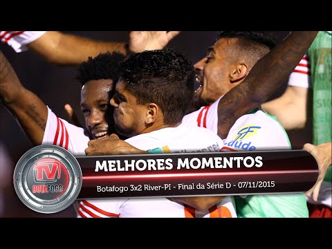 MELHORES MOMENTOS: Botafogo 3x2 River-PI - Final da Série D - 07/11/2015