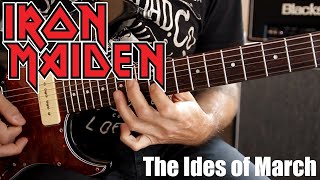 Iron Maiden - The Ides of March guitar cover (w/solo) HQ 60p