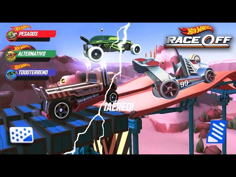 Hot Wheels Race OFF: Rig Storm, Haulinator , Rip Rop, Montain Mauler vs Alternativo