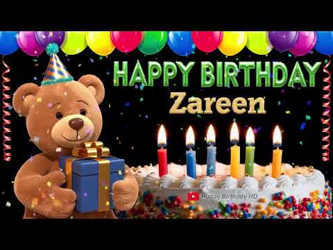 Zareen Happy birthday To You - Happy Birthday song name Zareen 🎁 🎂