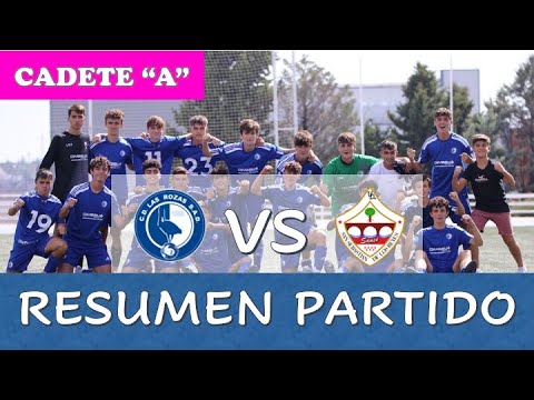 ⚽ RESUMEN: CADETE A 2-1 UD SANSE