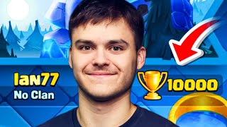 I Got 10,000 Trophies in Clash Royale UNDEFEATED!! - Deck Guide by Ian77