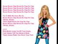 Miley Cyrus HoeDown Throwdown W LYRICS